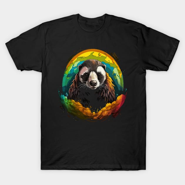 Honey Badger Earth Day T-Shirt by JH Mart